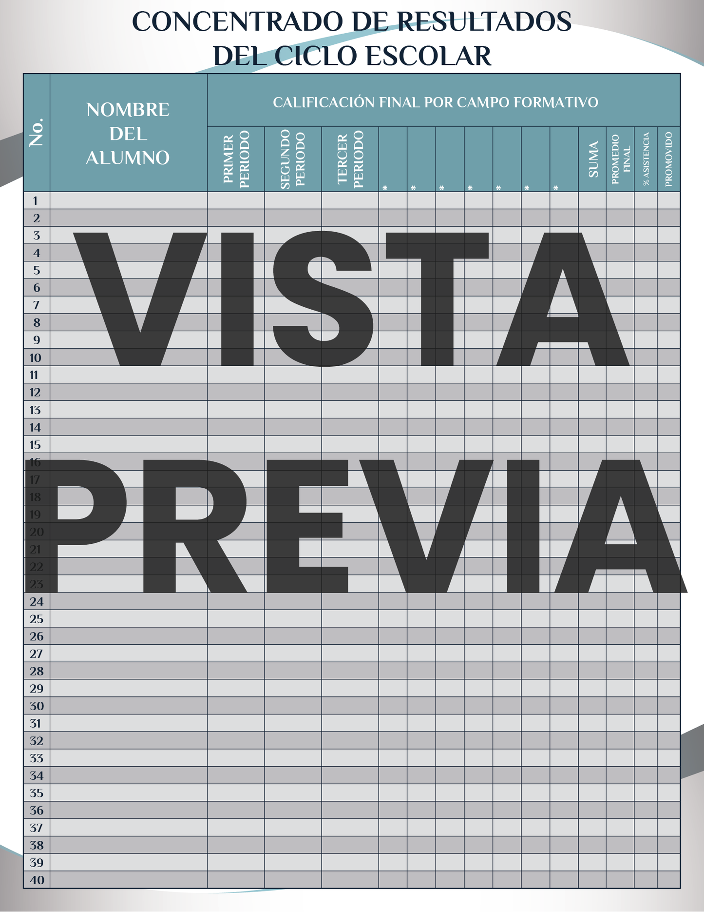 Agenda Formal MAESTRO Secundaria Ciclo Escolar 2024 - 2025