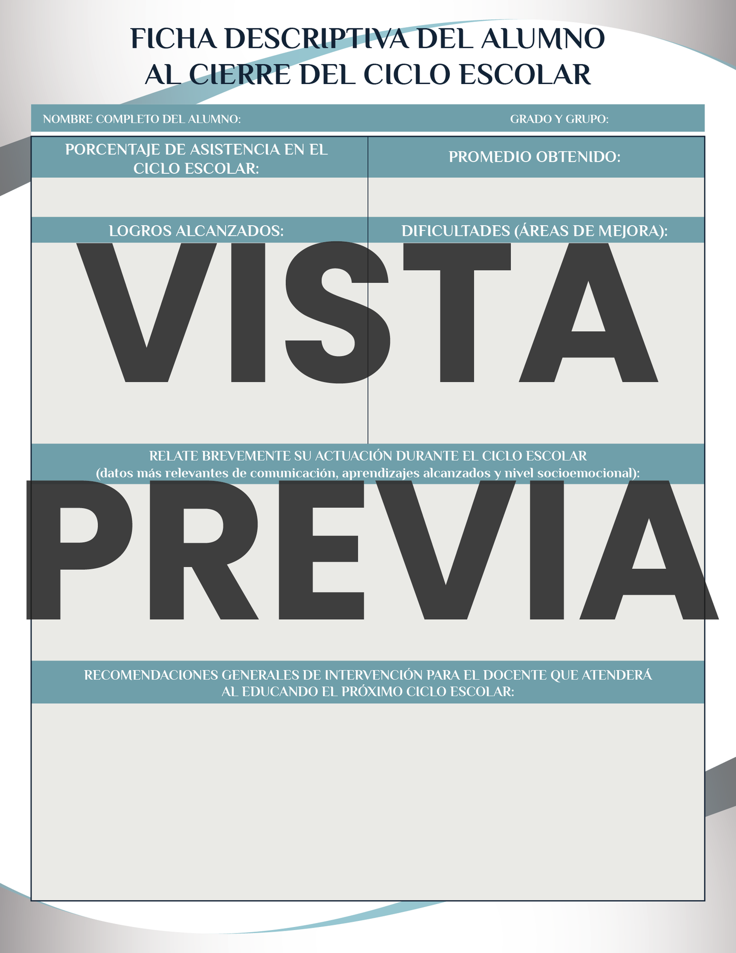 Agenda Formal MAESTRO Secundaria Ciclo Escolar 2024 - 2025