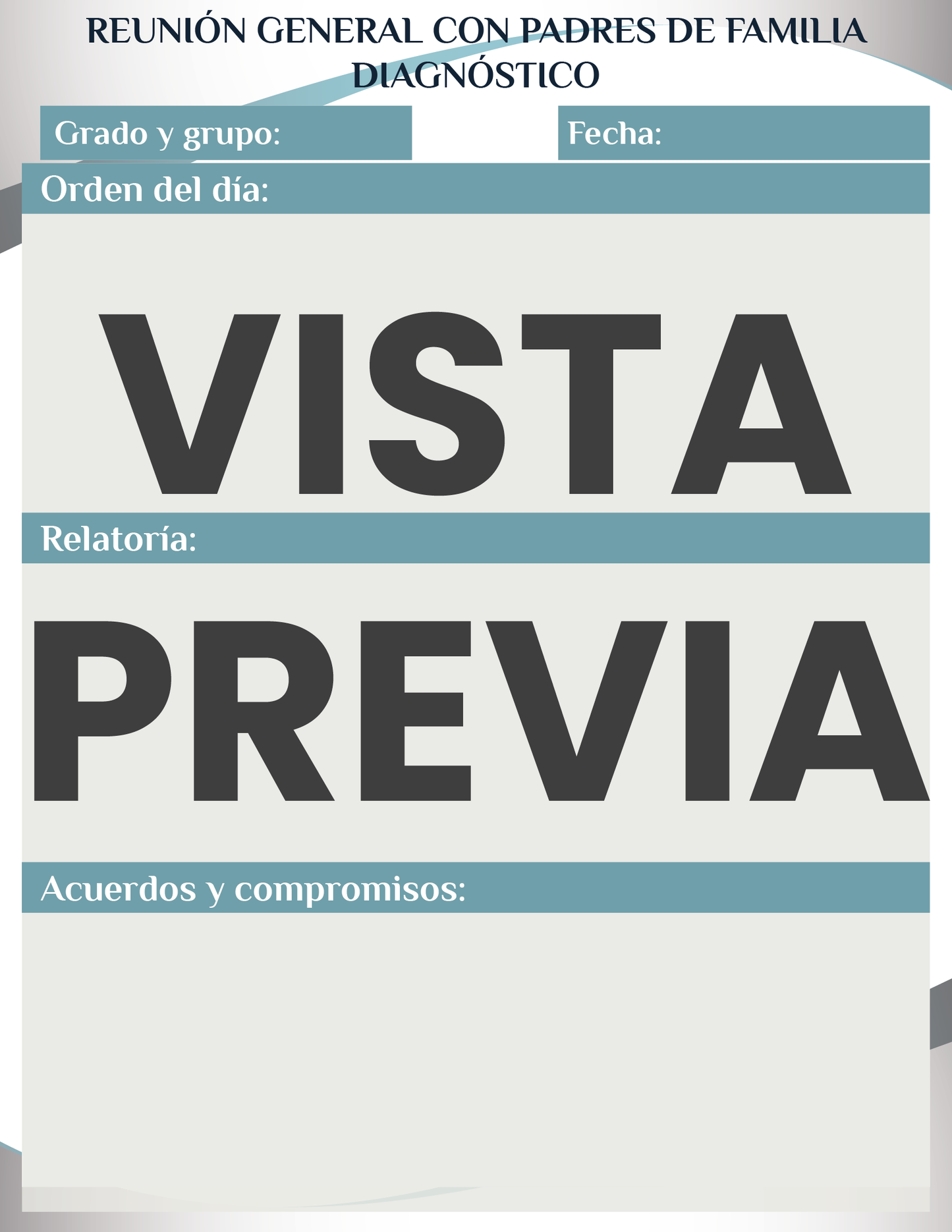 Agenda Formal MAESTRO Secundaria Ciclo Escolar 2024 - 2025