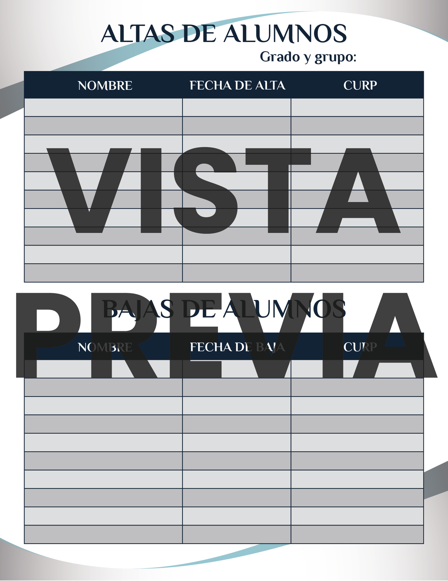 Agenda Formal MAESTRO Secundaria Ciclo Escolar 2024 - 2025