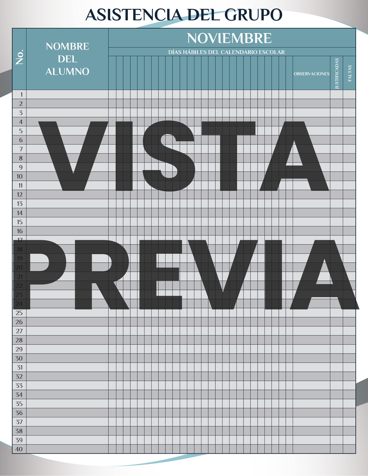 Agenda Formal MAESTRO Secundaria Ciclo Escolar 2024 - 2025