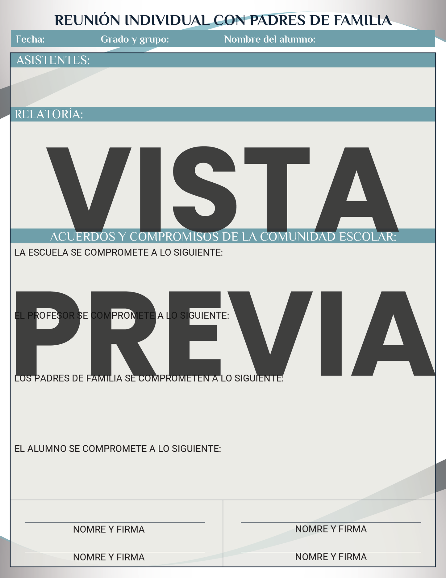 Agenda Formal MAESTRO Secundaria Ciclo Escolar 2024 - 2025