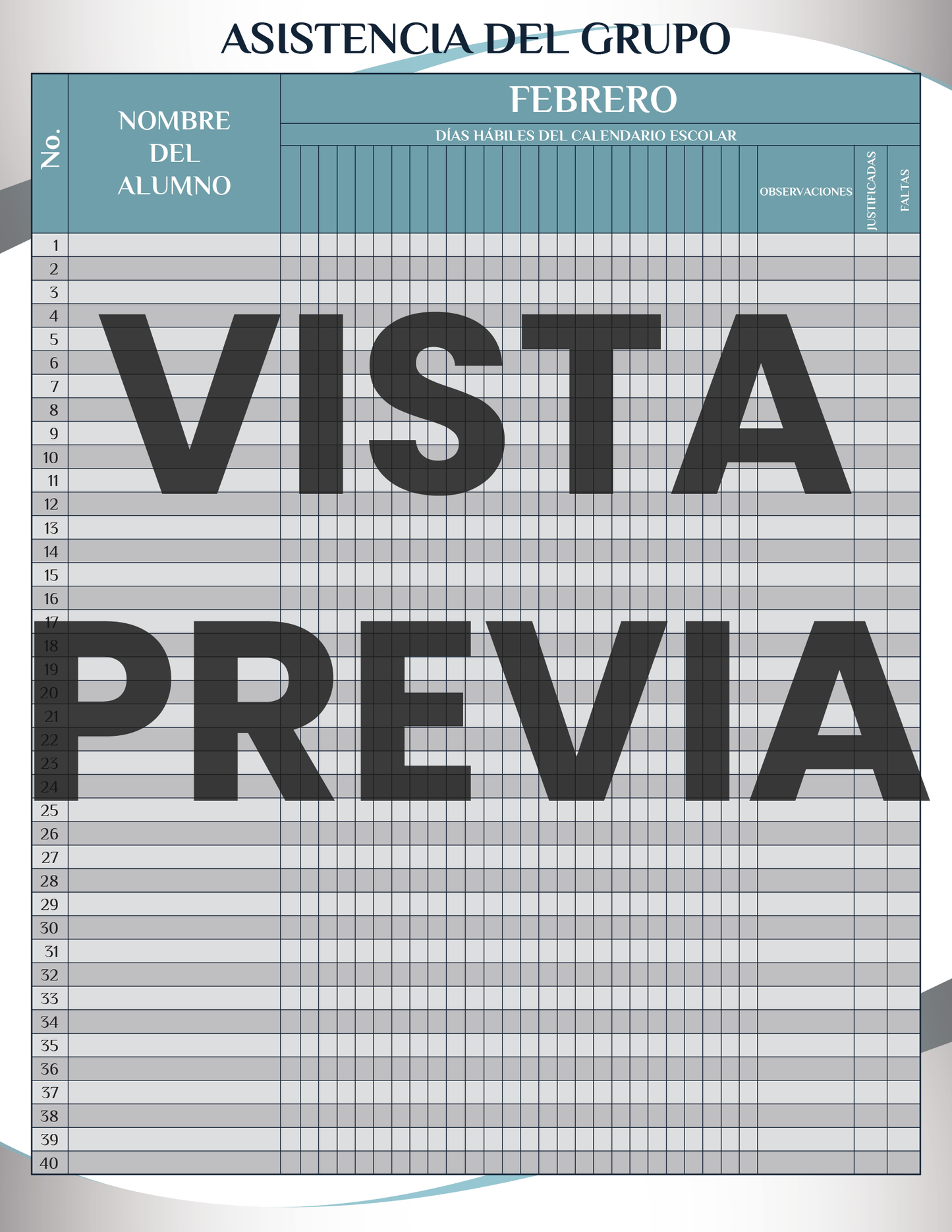 Agenda Formal MAESTRO Secundaria Ciclo Escolar 2024 - 2025