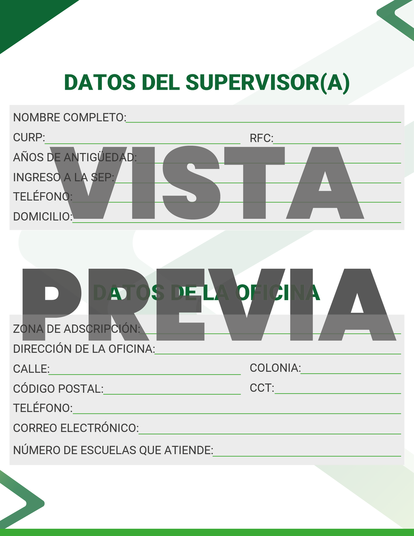 Mi Agenda Formal SUPERVISOR Preescolar Ciclo Escolar 2024 - 2025 en PDF