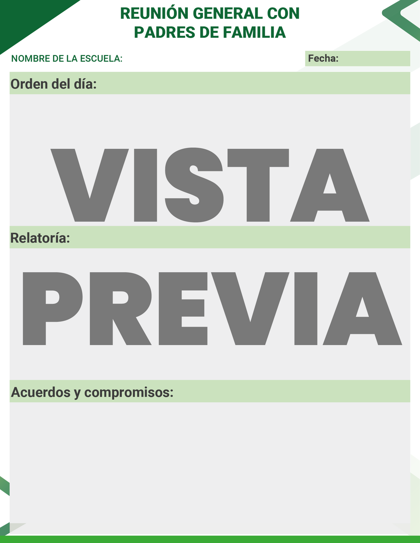 Mi Agenda Formal SUPERVISOR Preescolar Ciclo Escolar 2024 - 2025 en PDF