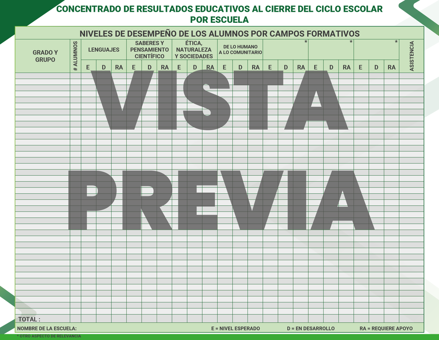 Mi Agenda Formal SUPERVISOR Preescolar Ciclo Escolar 2024 - 2025 en PDF