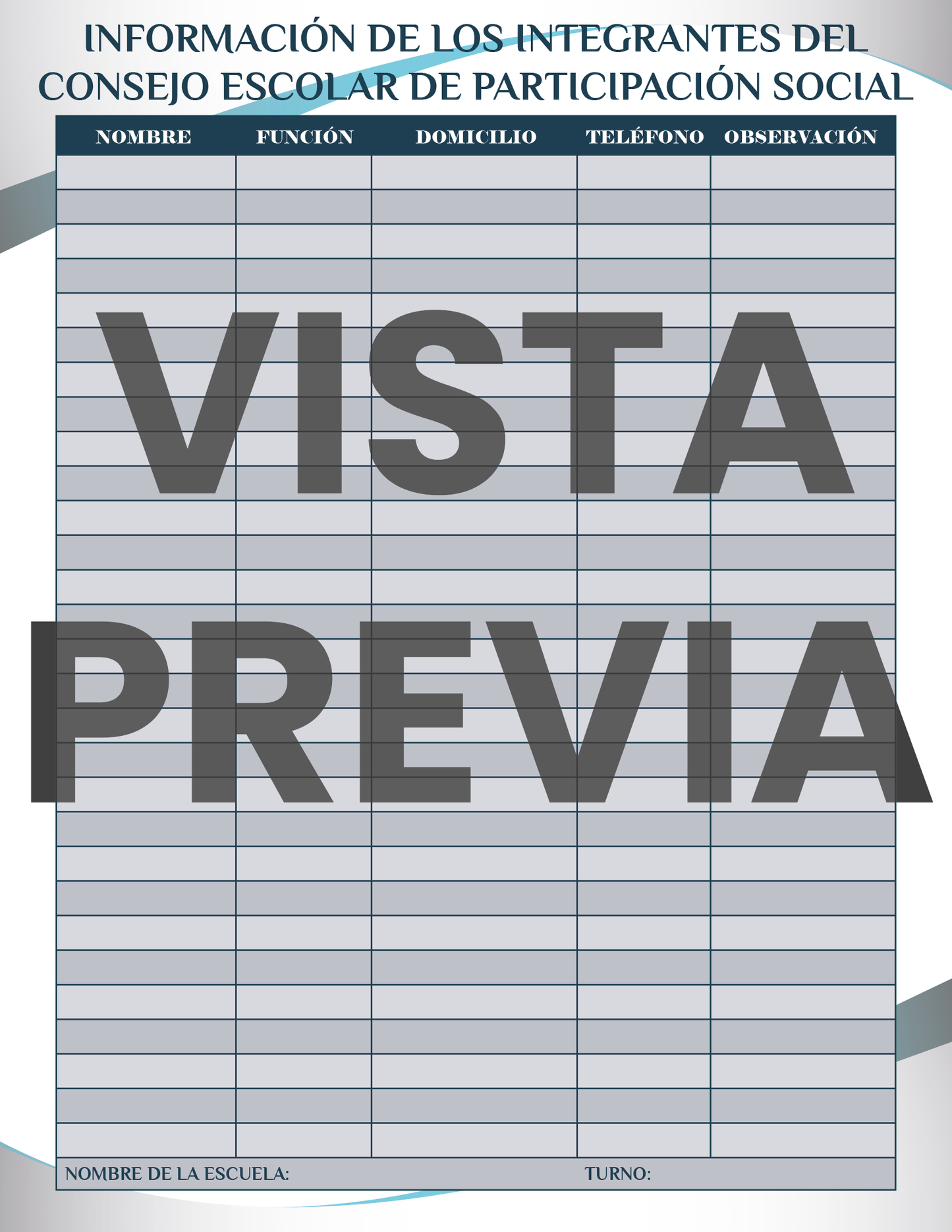 Agenda Formal SUPERVISOR Primaria Ciclo Escolar 2024 - 2025