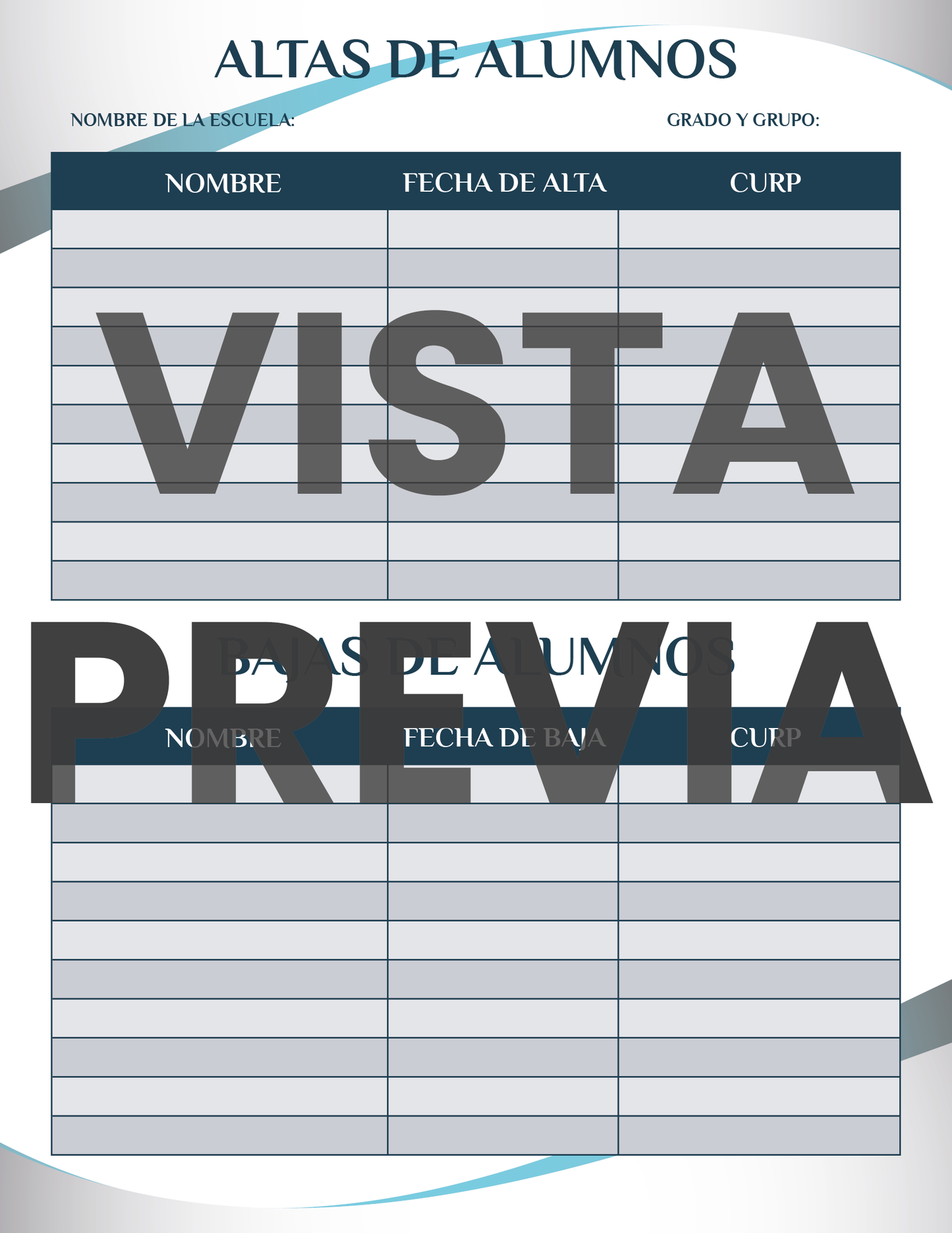 Agenda Formal SUPERVISOR Primaria Ciclo Escolar 2024 - 2025