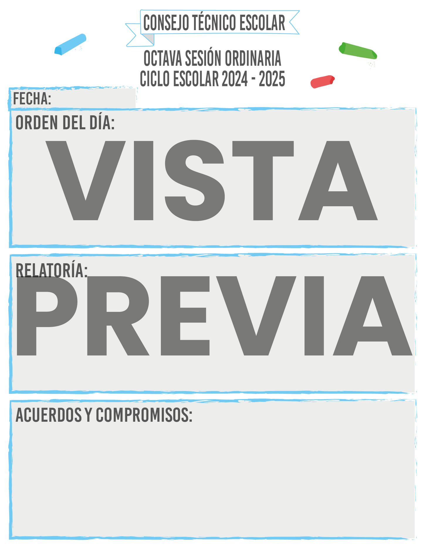 Agenda Gises MAESTRO Preescolar Ciclo Escolar 2024 - 2025 en PDF