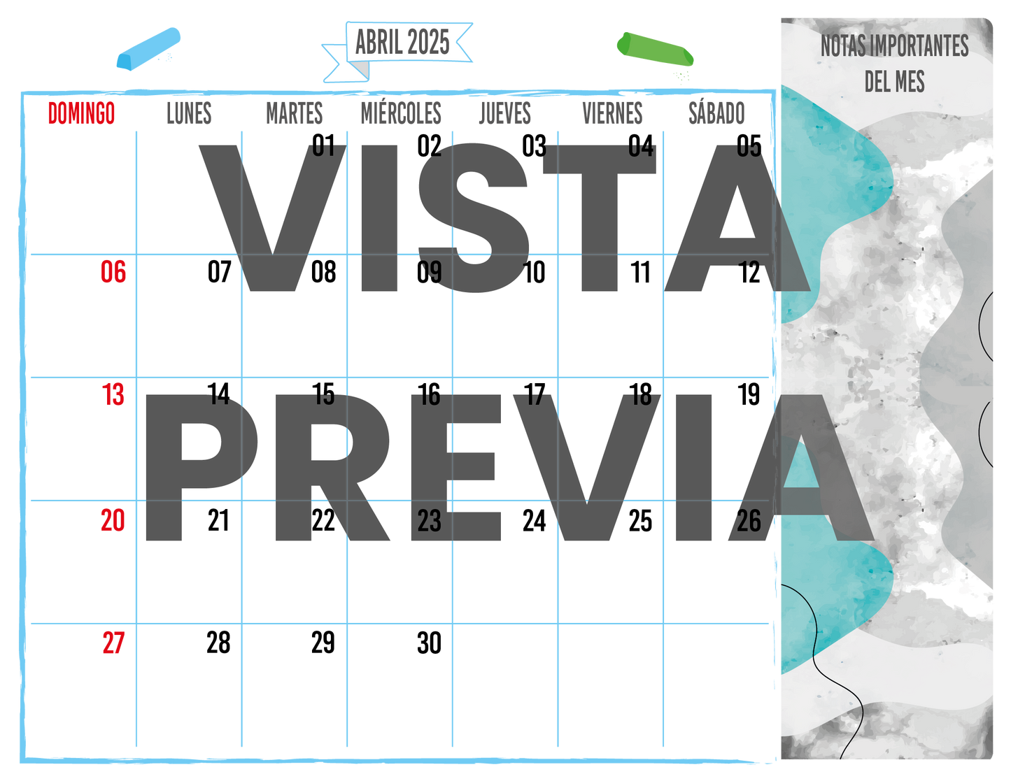 Agenda Gises MAESTRO Preescolar Ciclo Escolar 2024 - 2025 en PDF