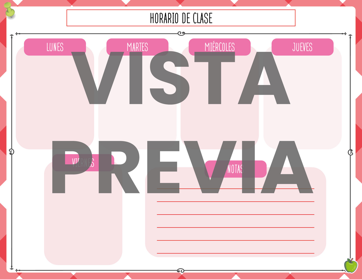 Agenda Roja MAESTRO Preescolar Ciclo Escolar 2024 - 2025 en PDF