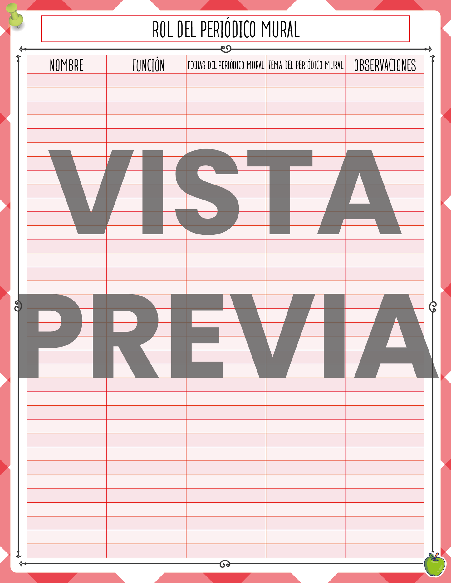Agenda Roja MAESTRO Preescolar Ciclo Escolar 2024 - 2025 en PDF