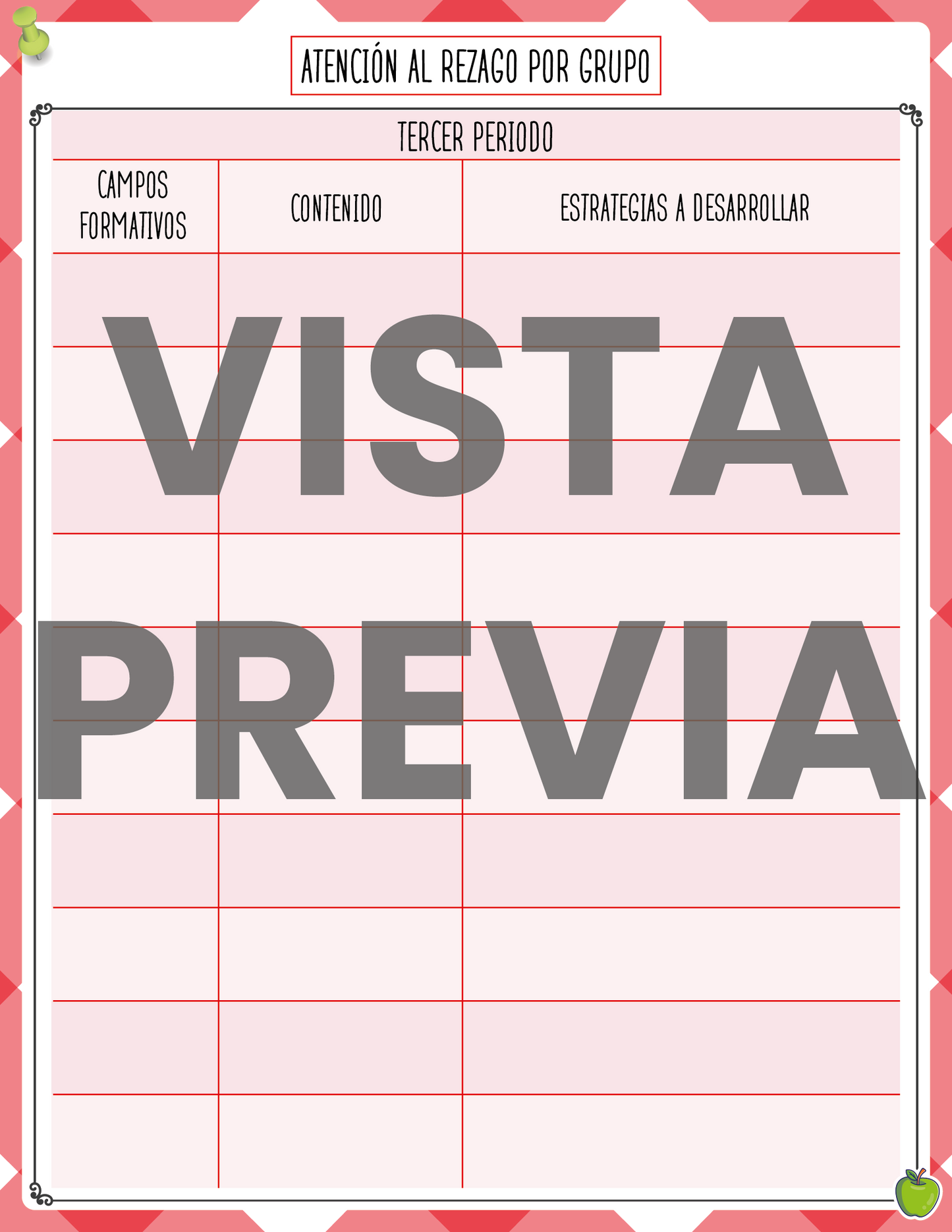 Agenda Roja MAESTRO Preescolar Ciclo Escolar 2024 - 2025 en PDF
