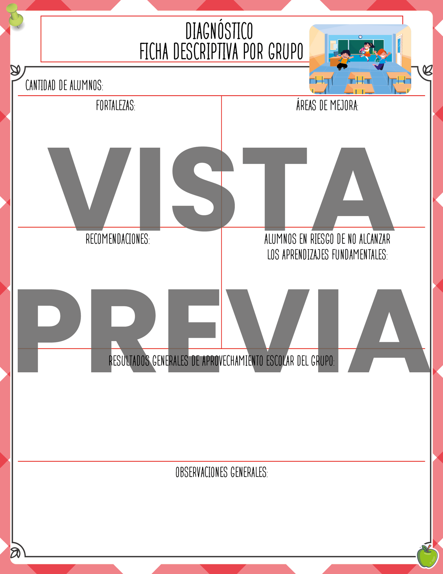 Agenda Roja MAESTRO Preescolar Ciclo Escolar 2024 - 2025 en PDF