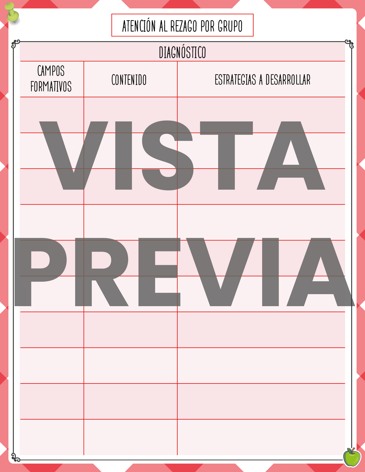 Agenda Roja MAESTRO Preescolar Ciclo Escolar 2024 - 2025 en PDF