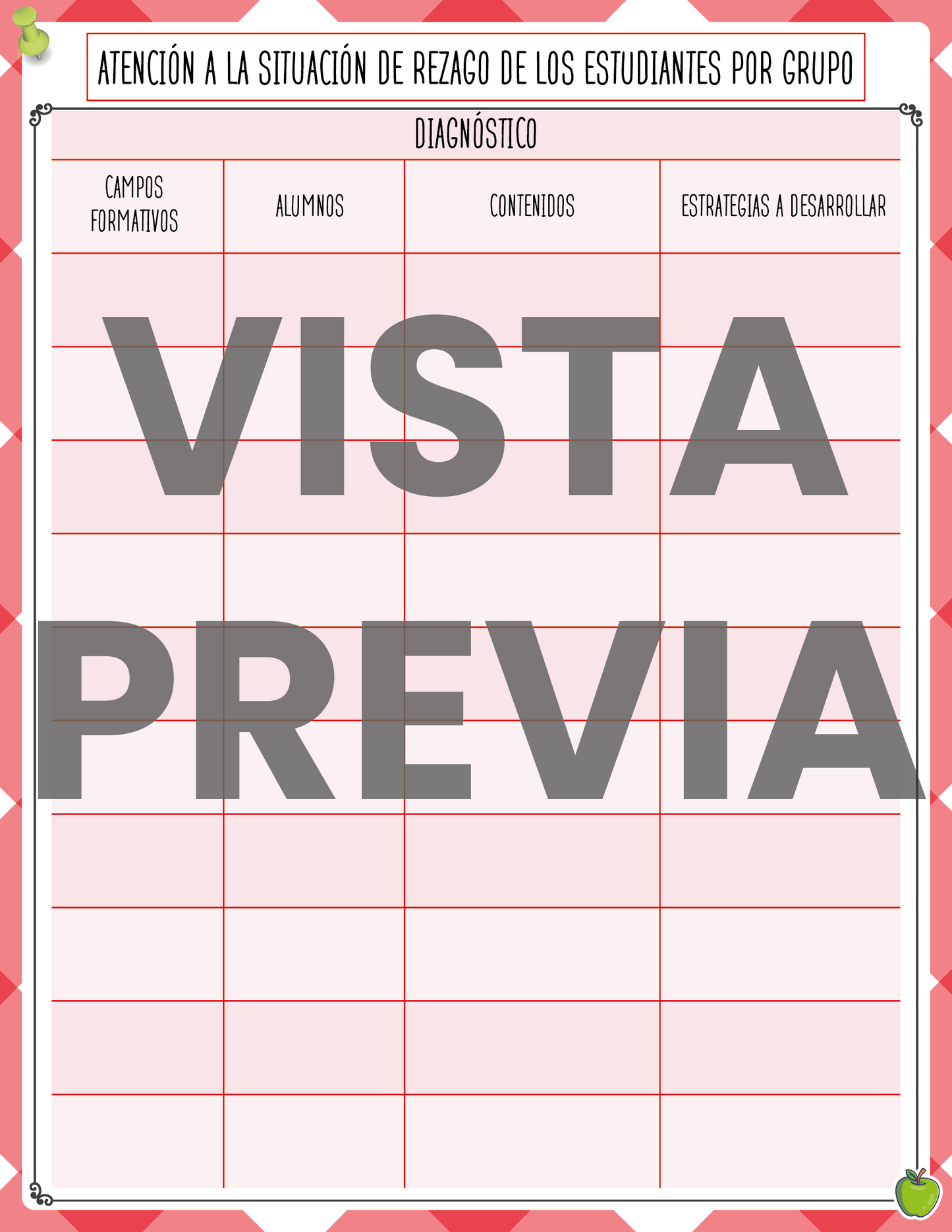 Agenda Roja MAESTRO Preescolar Ciclo Escolar 2024 - 2025 en PDF