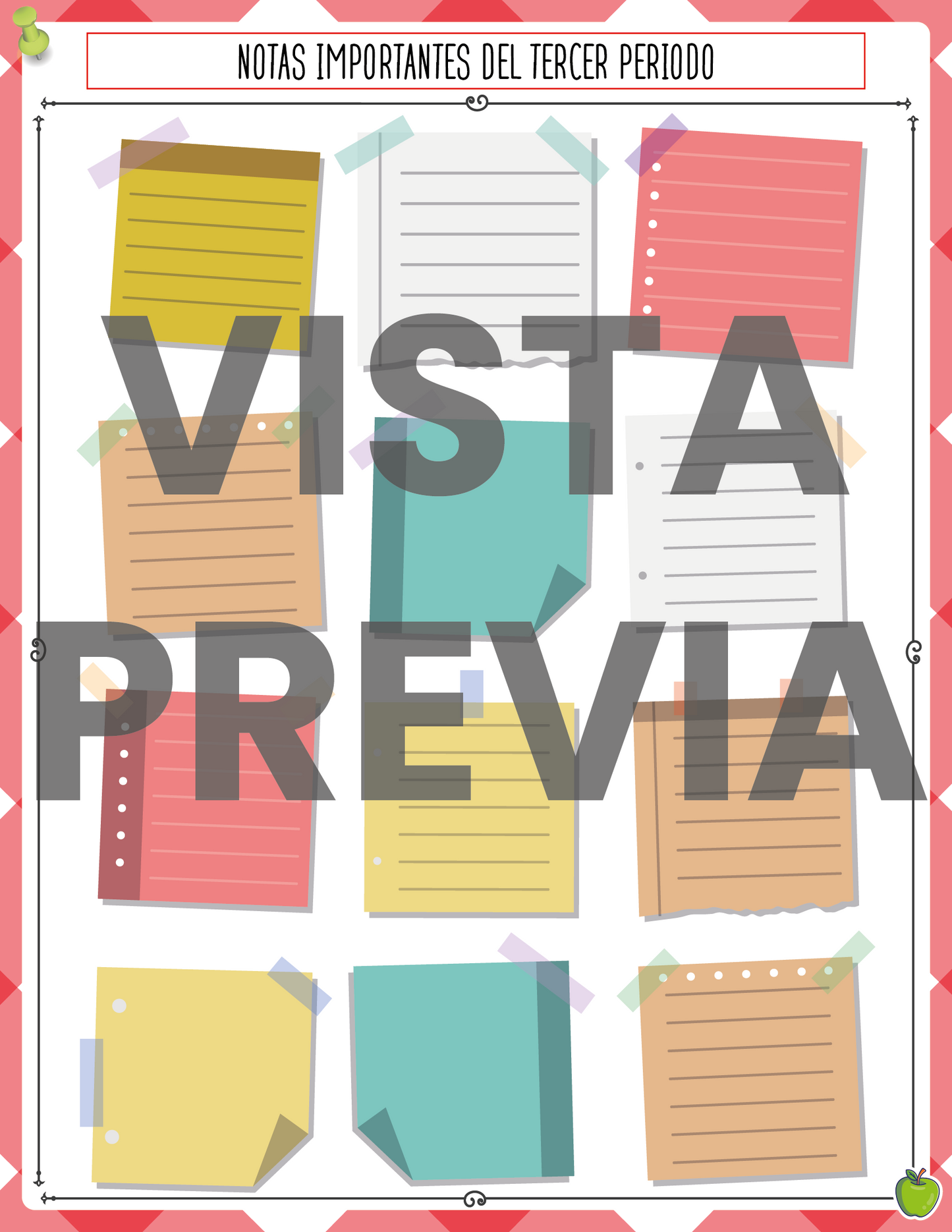 Agenda Roja MAESTRO Primaria Ciclo Escolar 2024 - 2025 en PDF