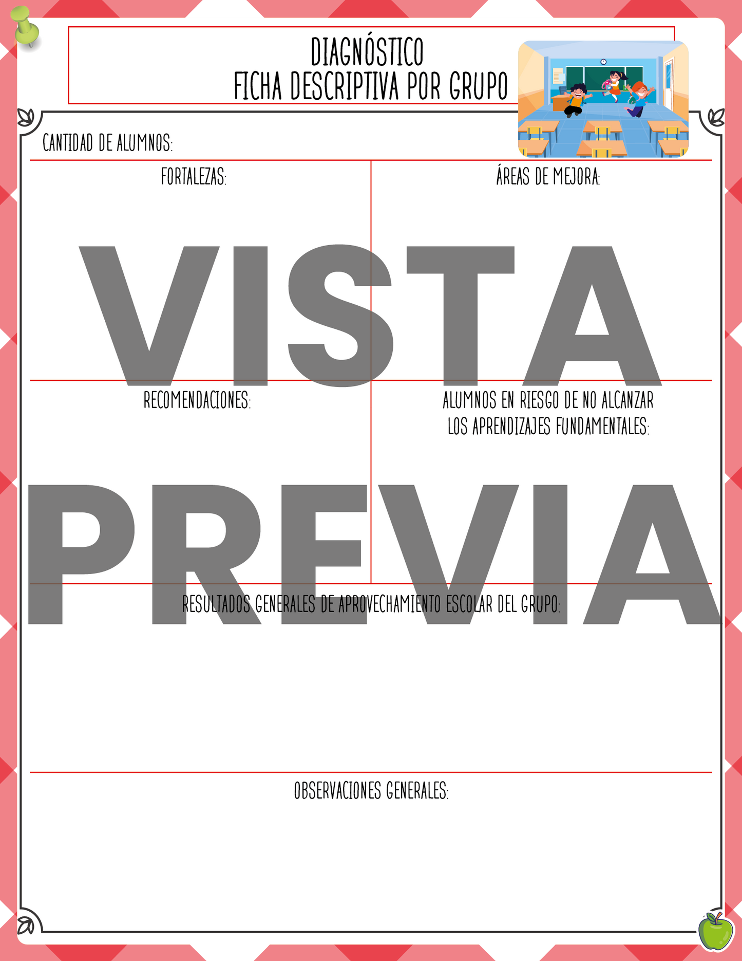 Agenda Roja MAESTRO Primaria Ciclo Escolar 2024 - 2025 en PDF