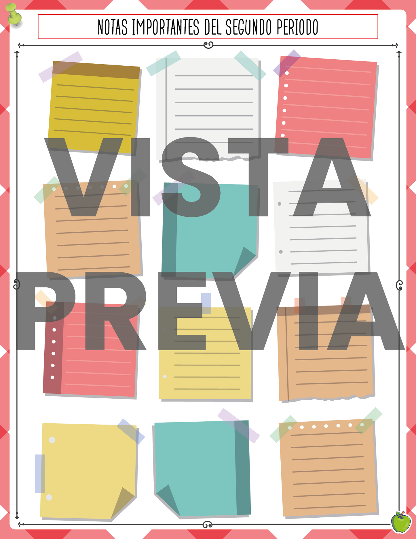 Agenda Roja MAESTRO Primaria Ciclo Escolar 2024 - 2025 en PDF