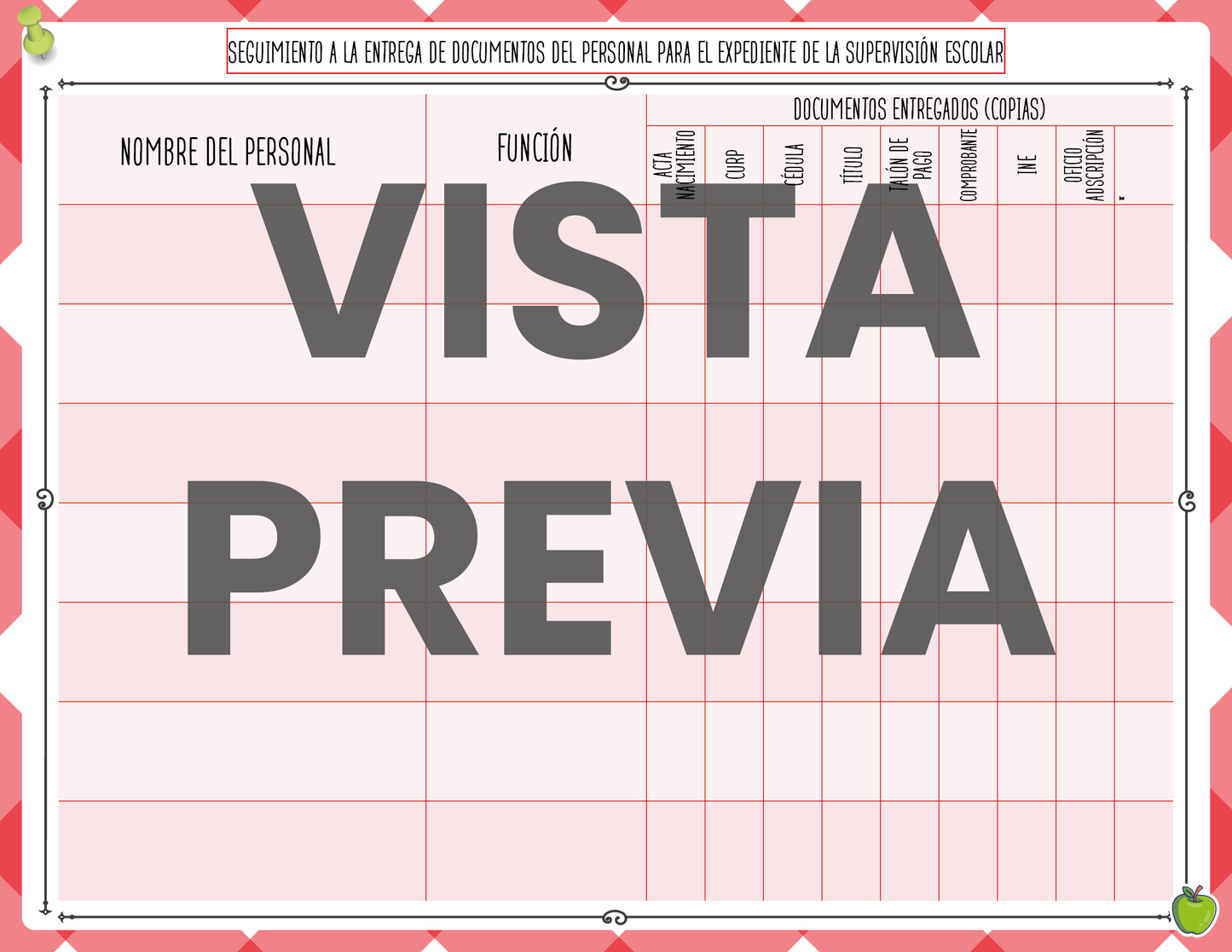 Agenda Manzana SUPERVISOR Secundaria Ciclo Escolar 2024 - 2025