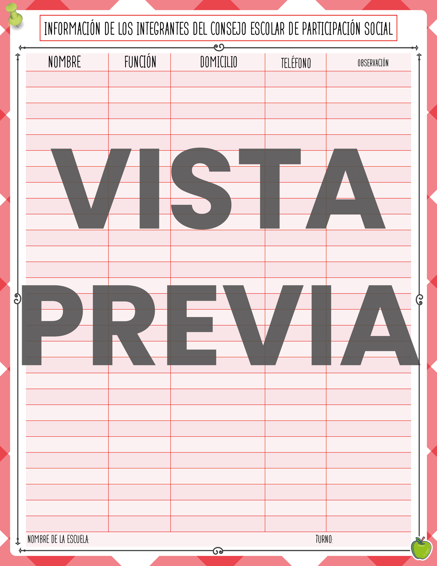 Agenda Manzana SUPERVISOR Secundaria Ciclo Escolar 2024 - 2025