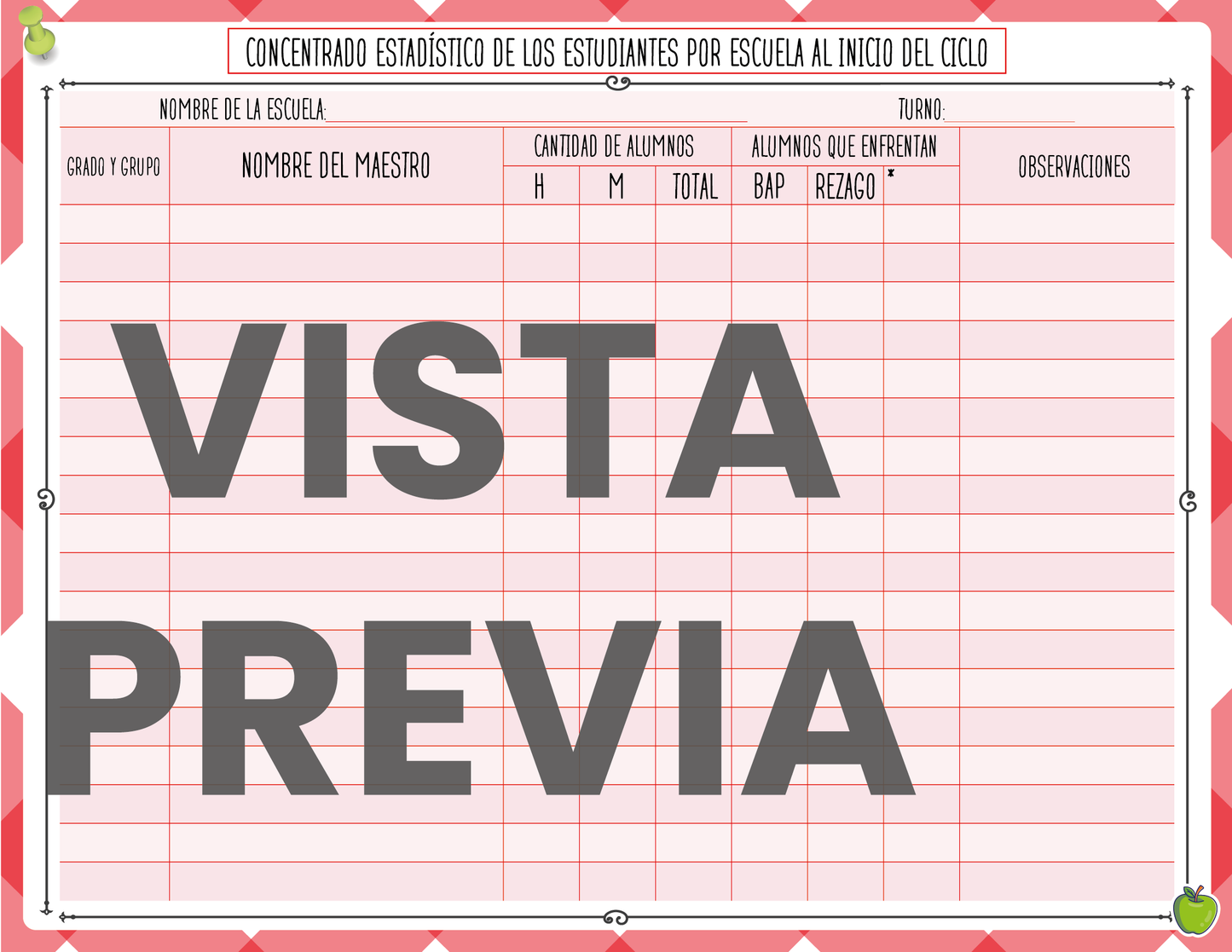 Agenda Manzana SUPERVISOR Secundaria Ciclo Escolar 2024 - 2025