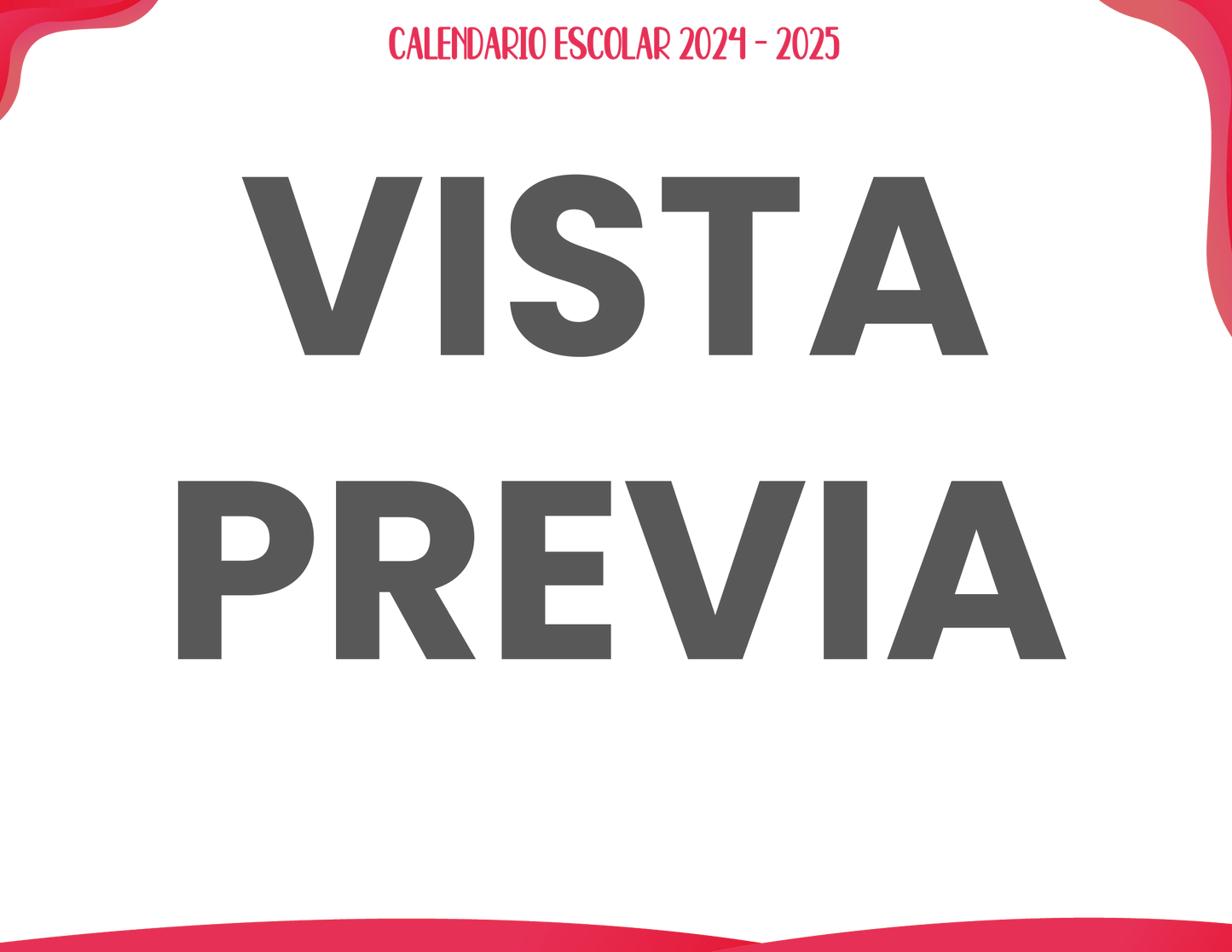 Agenda Rosa MAESTRO Preescolar Ciclo Escolar 2024 - 2025 en PDF