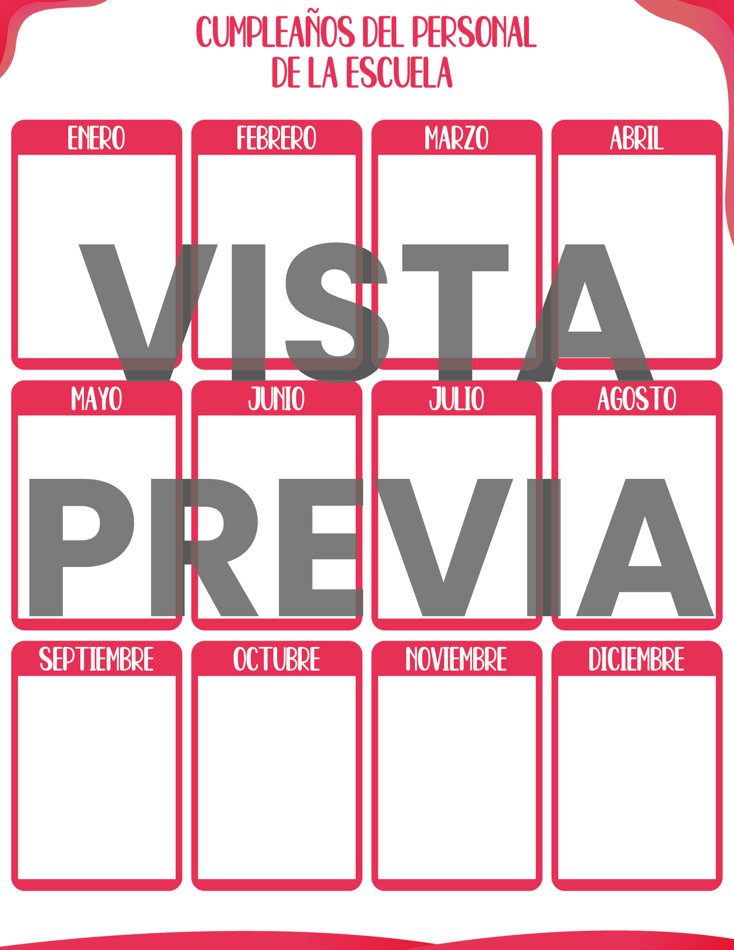 Agenda Rosa MAESTRO Preescolar Ciclo Escolar 2024 - 2025 en PDF