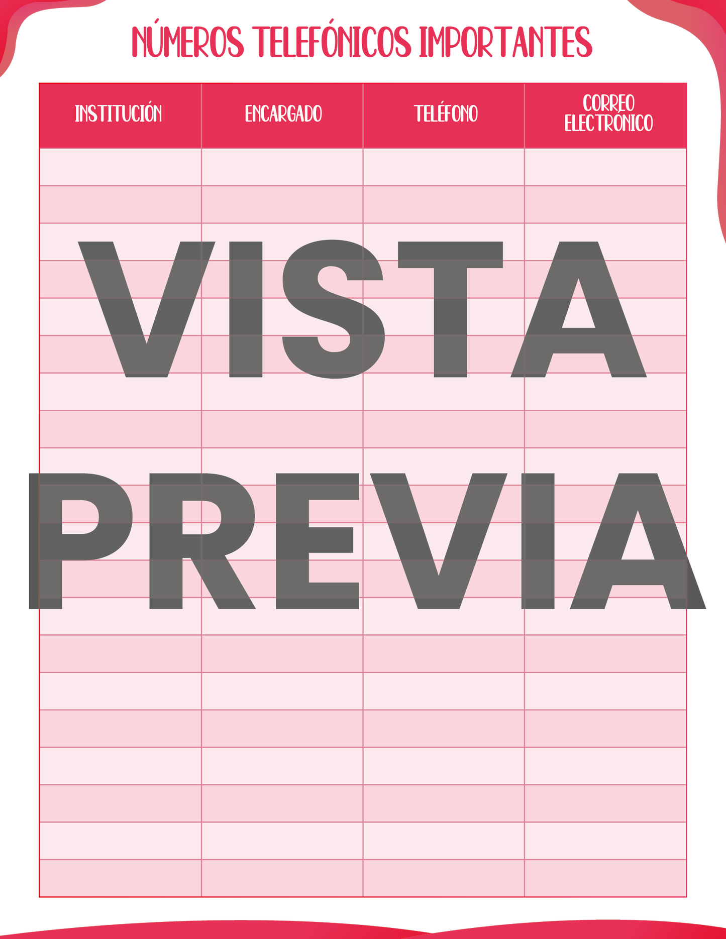 Agenda Rosa MAESTRO Preescolar Ciclo Escolar 2024 - 2025 en PDF