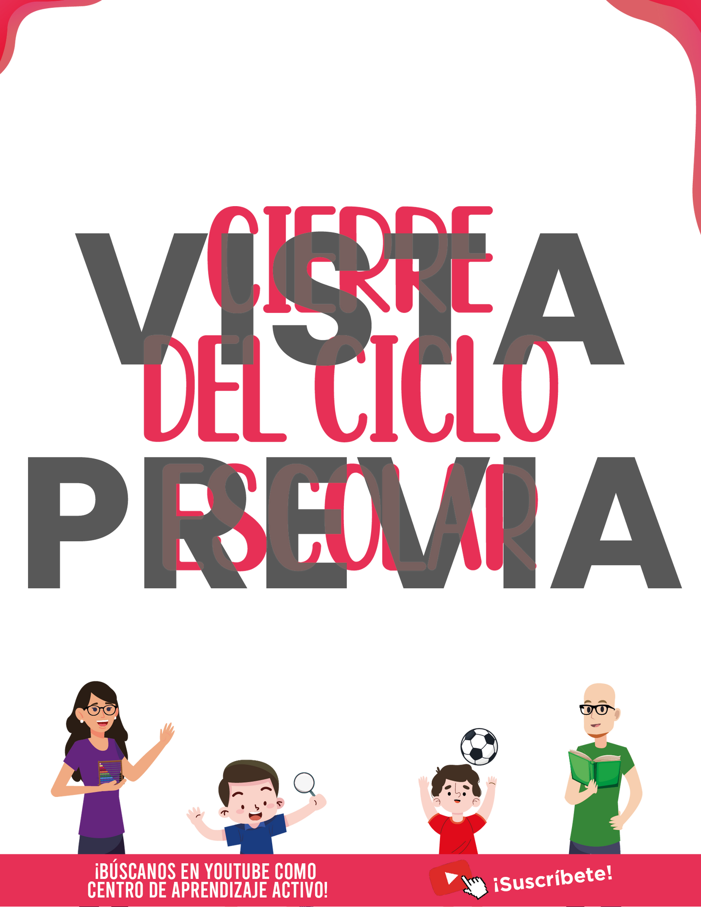 Agenda Rosa MAESTRO Preescolar Ciclo Escolar 2024 - 2025 en PDF