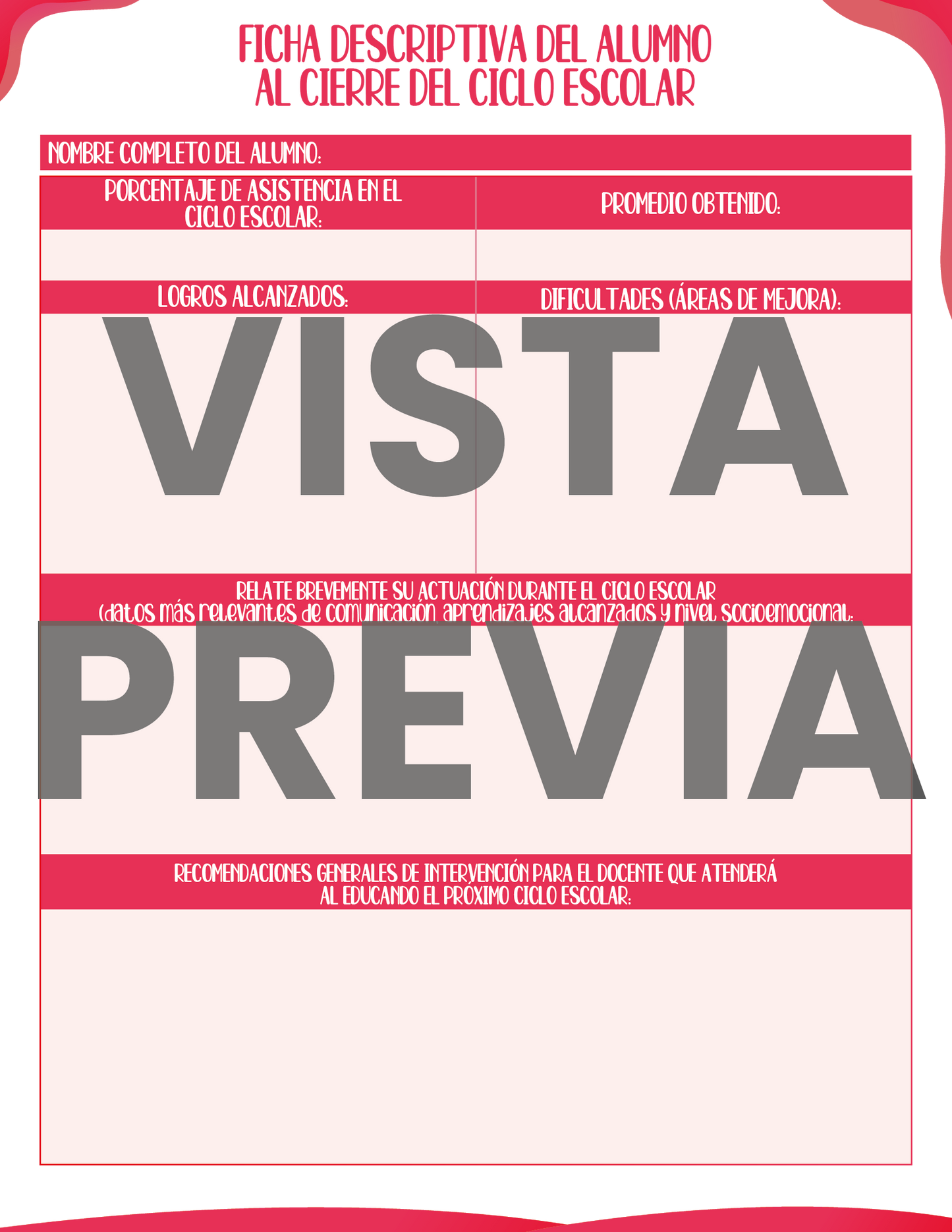 Agenda Rosa MAESTRO Preescolar Ciclo Escolar 2024 - 2025 en PDF