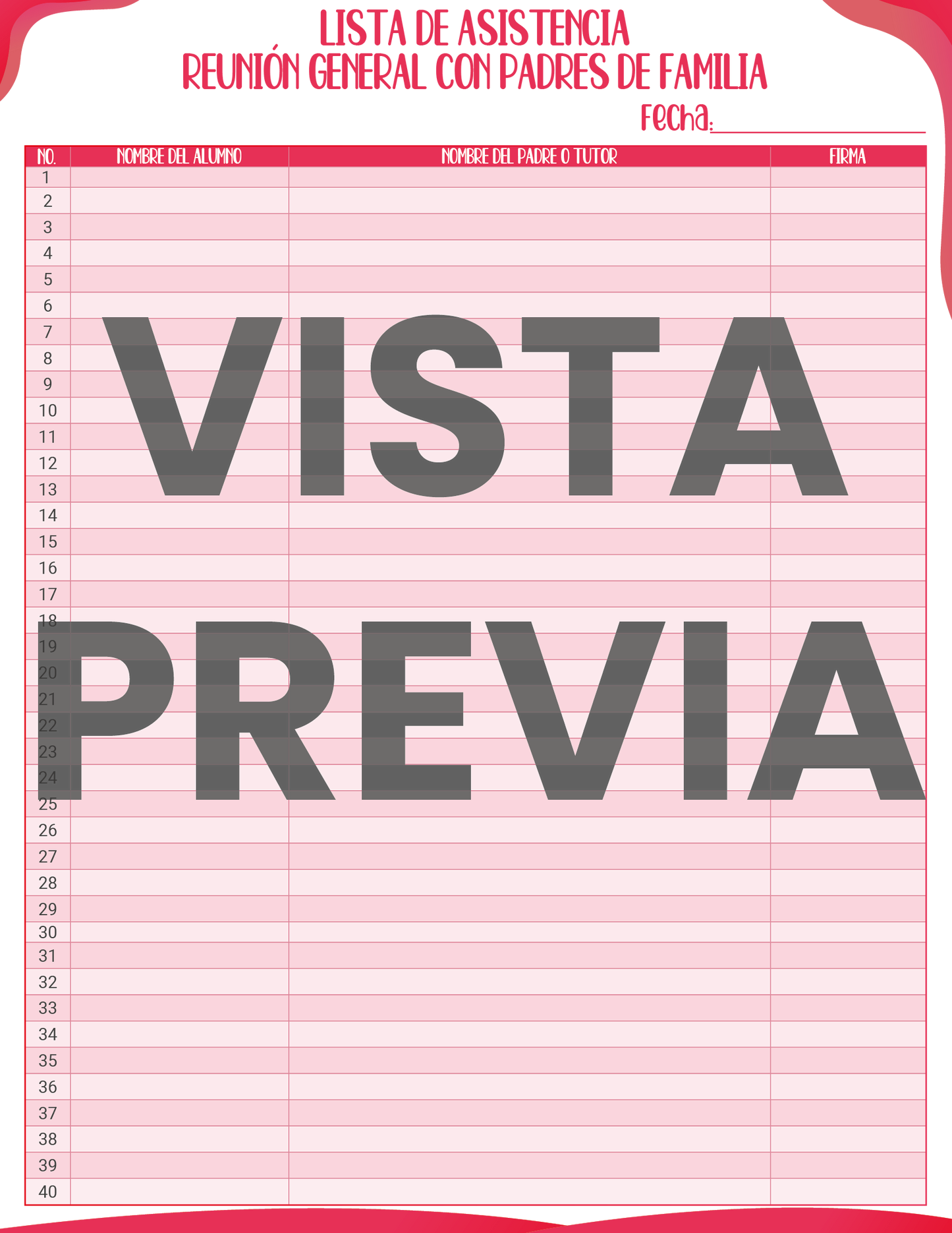 Agenda Rosa MAESTRO Preescolar Ciclo Escolar 2024 - 2025 en PDF