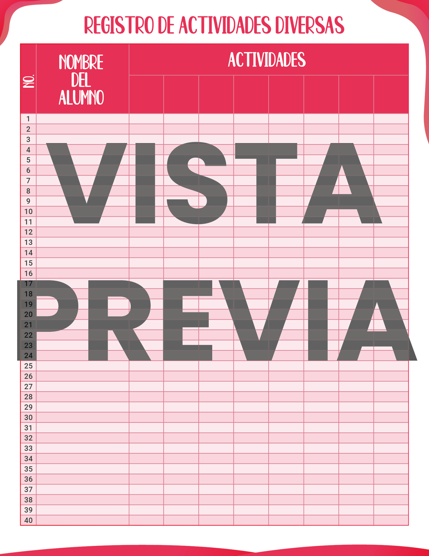 Agenda Rosa MAESTRO Preescolar Ciclo Escolar 2024 - 2025 en PDF