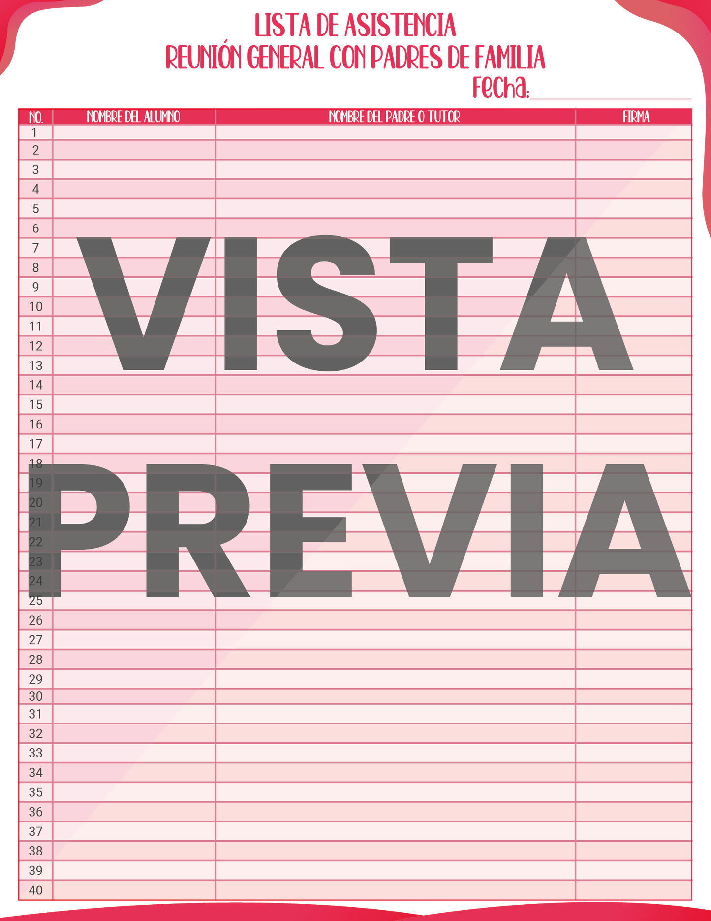Agenda Rosa MAESTRO Preescolar Ciclo Escolar 2024 - 2025 en PDF