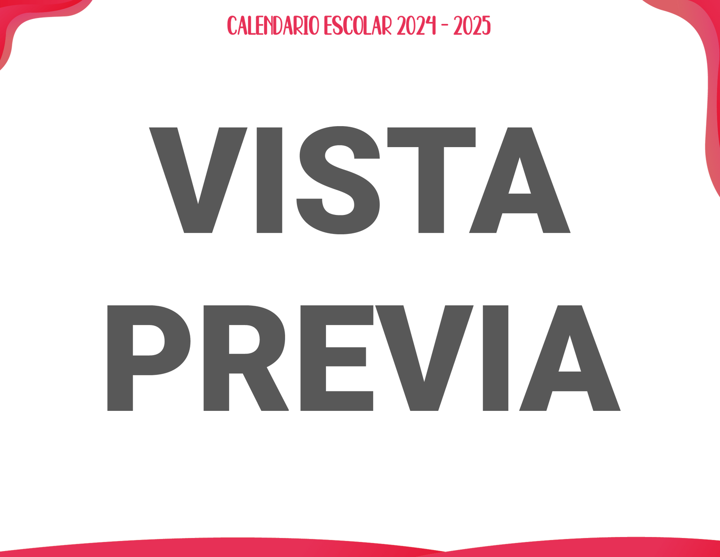 Agenda Rosa DIRECTOR Preescolar Ciclo Escolar 2024 - 2025 en PDF
