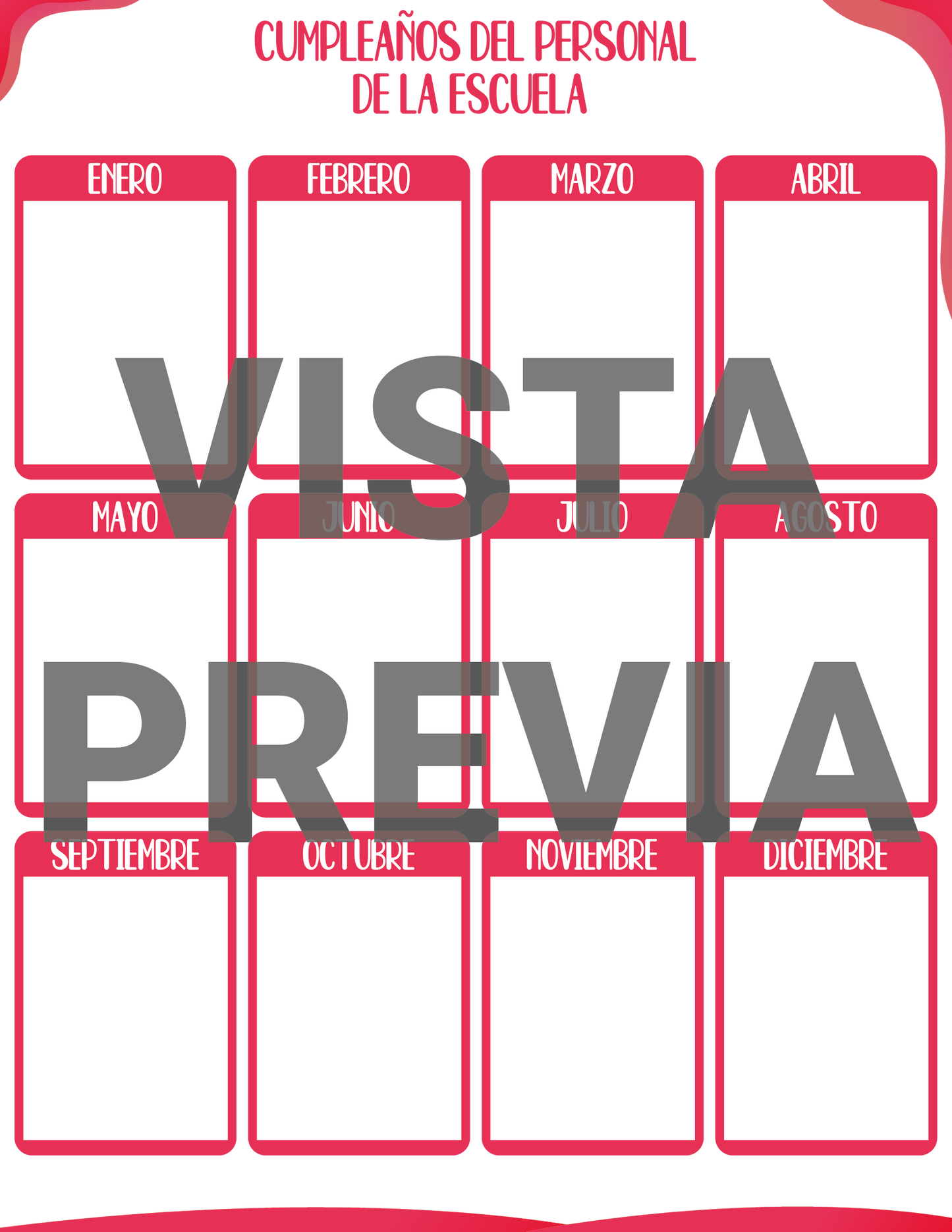 Agenda Rosa DIRECTOR Preescolar Ciclo Escolar 2024 - 2025 en PDF