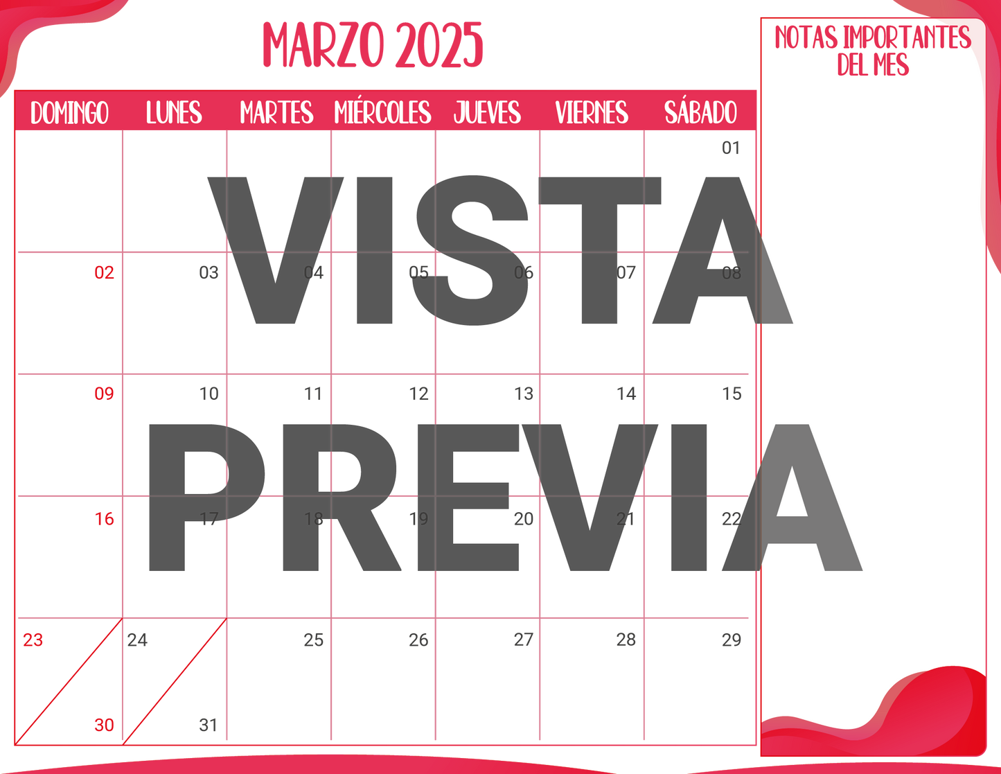 Agenda Rosa DIRECTOR Preescolar Ciclo Escolar 2024 - 2025 en PDF