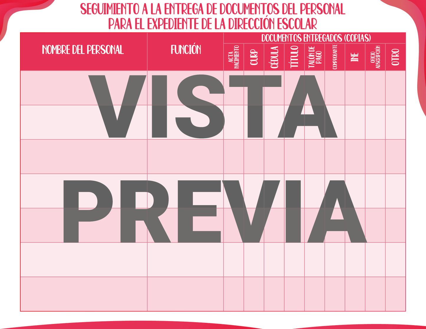 Agenda Rosa DIRECTOR Preescolar Ciclo Escolar 2024 - 2025 en PDF