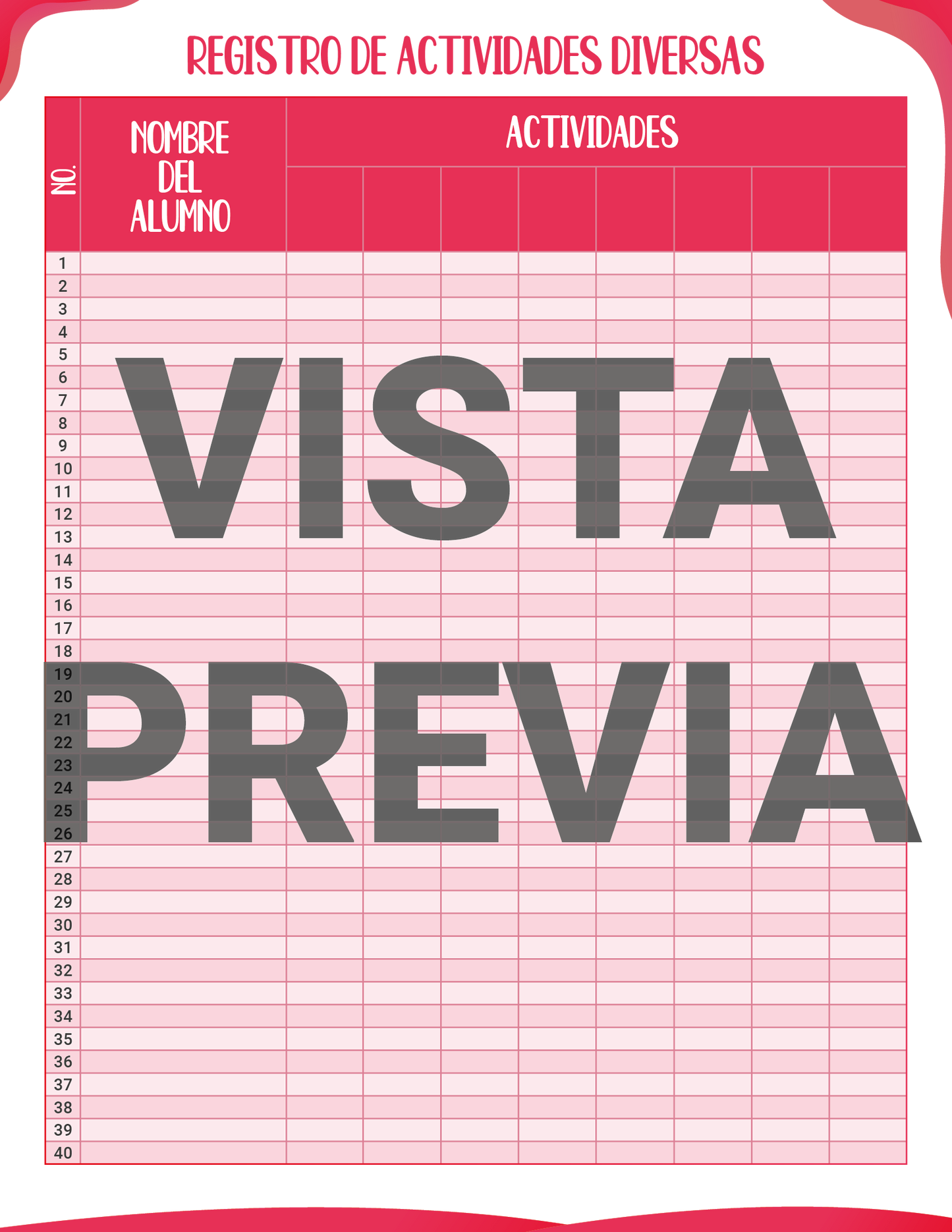 Agenda Rosa DIRECTOR Preescolar Ciclo Escolar 2024 - 2025 en PDF