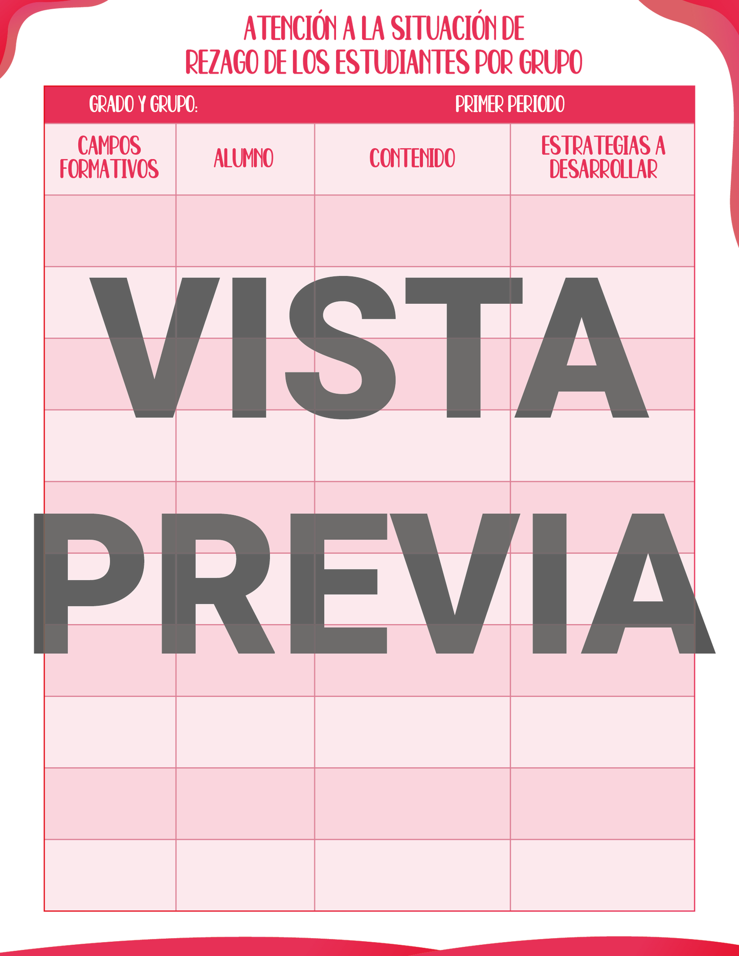 Agenda Rosa DIRECTOR Preescolar Ciclo Escolar 2024 - 2025 en PDF