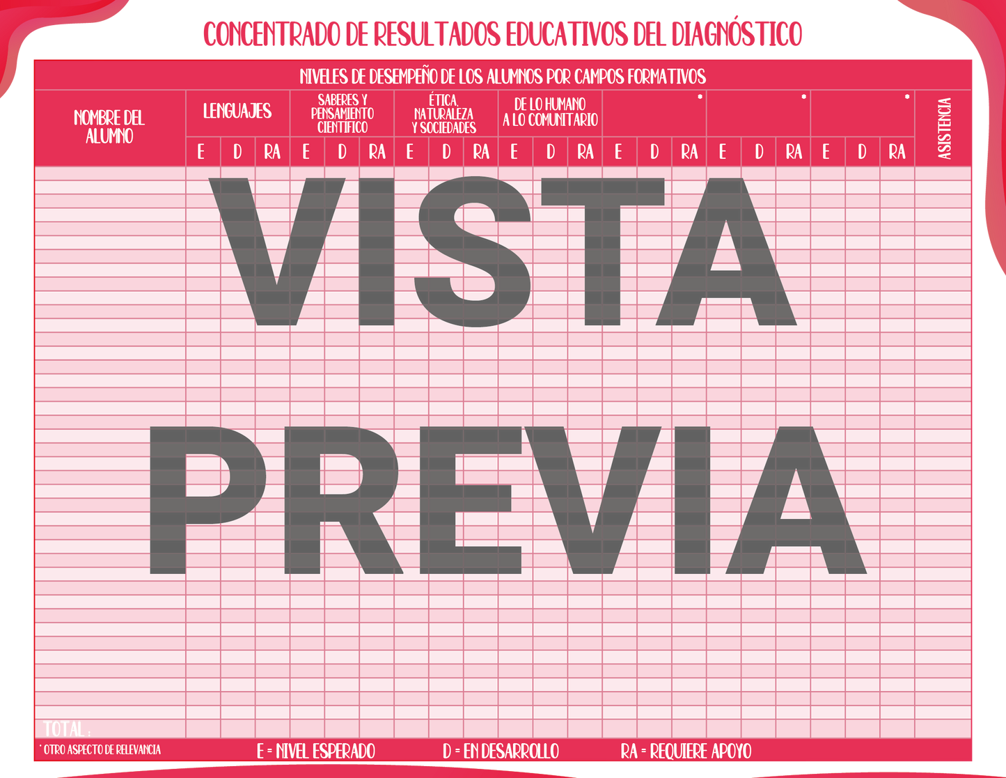 Agenda Rosa DIRECTOR Preescolar Ciclo Escolar 2024 - 2025 en PDF
