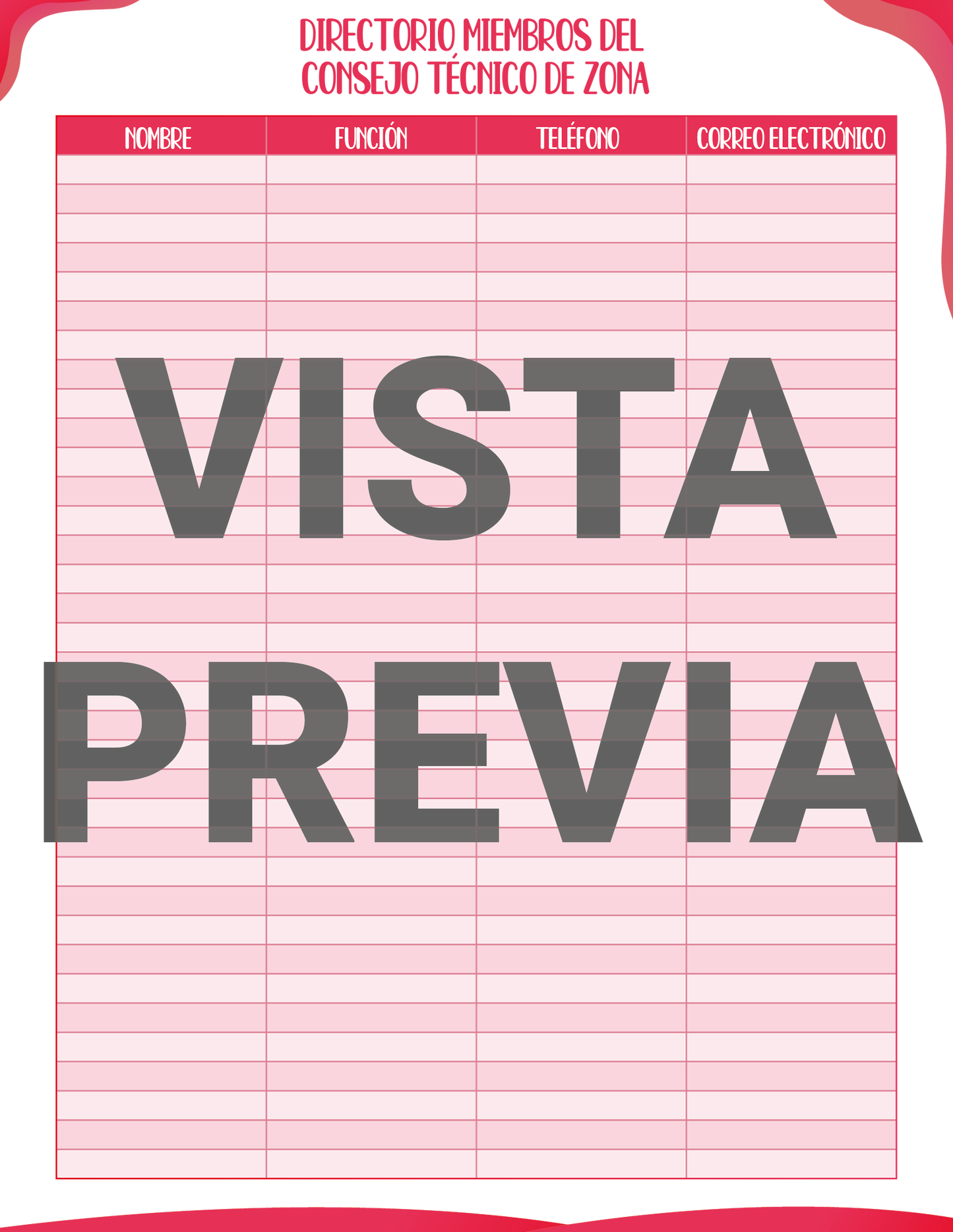 Agenda Rosa DIRECTOR Preescolar Ciclo Escolar 2024 - 2025 en PDF