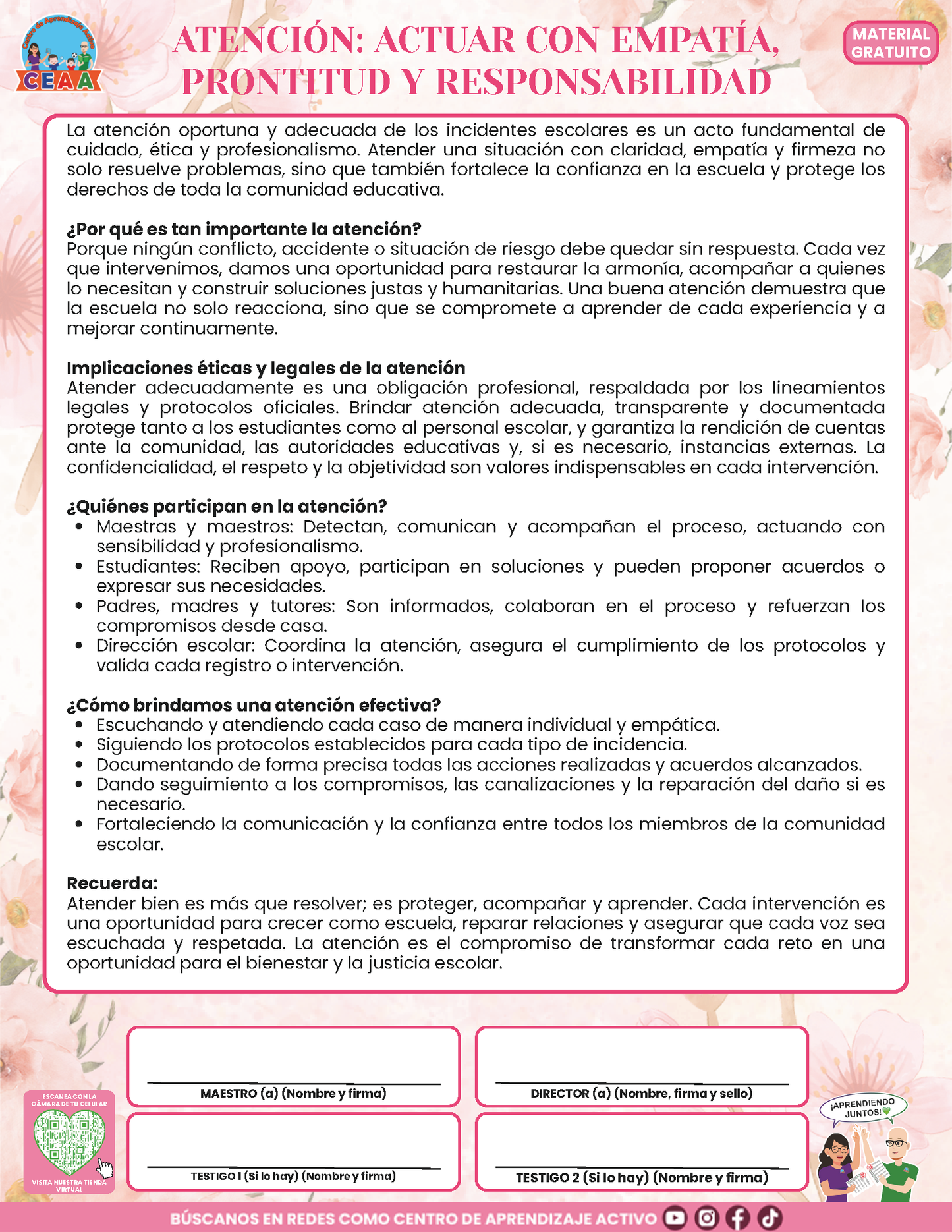 BITÁCORA PARA LA PREVENCIÓN, REGISTRO Y ATENCIÓN DE INCIDENCIAS Y ACOSO ESCOLAR en PDF Versión 3