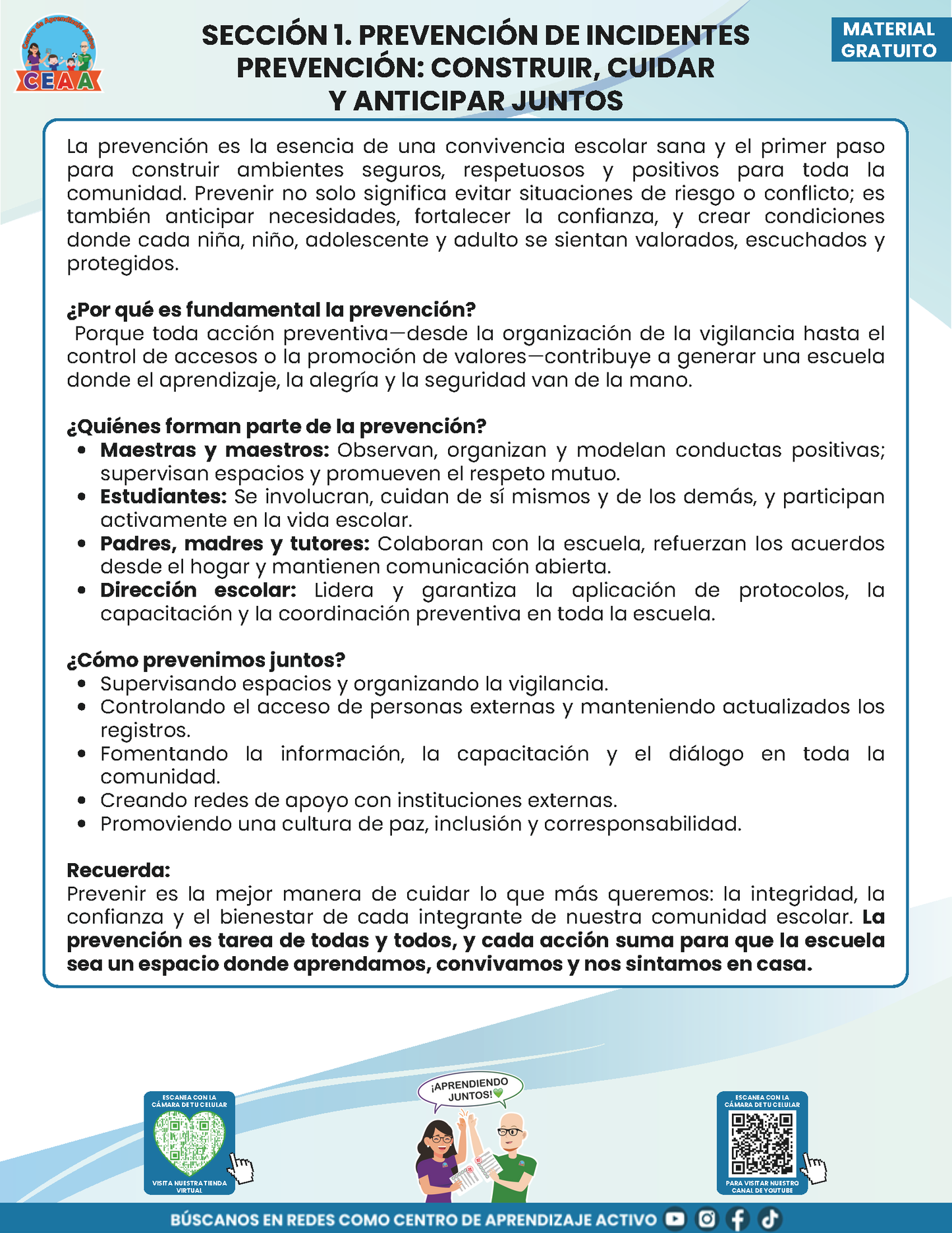 BITÁCORA PARA LA PREVENCIÓN, REGISTRO Y ATENCIÓN DE INCIDENCIAS Y ACOSO ESCOLAR en PDF Versión 2