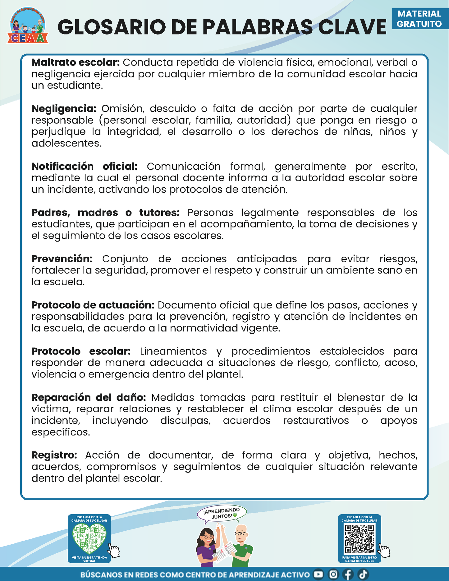 BITÁCORA PARA LA PREVENCIÓN, REGISTRO Y ATENCIÓN DE INCIDENCIAS Y ACOSO ESCOLAR en PDF Versión 2