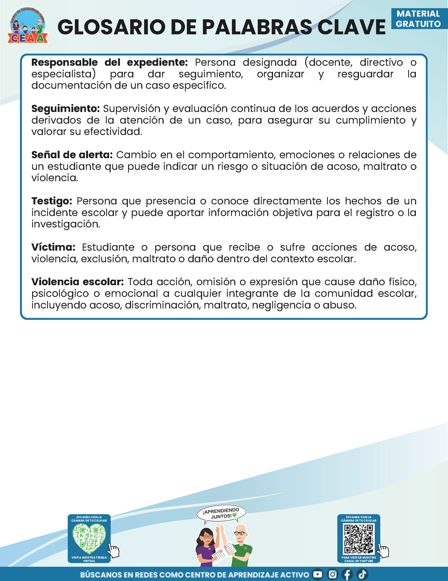 BITÁCORA PARA LA PREVENCIÓN, REGISTRO Y ATENCIÓN DE INCIDENCIAS Y ACOSO ESCOLAR en PDF Versión 2