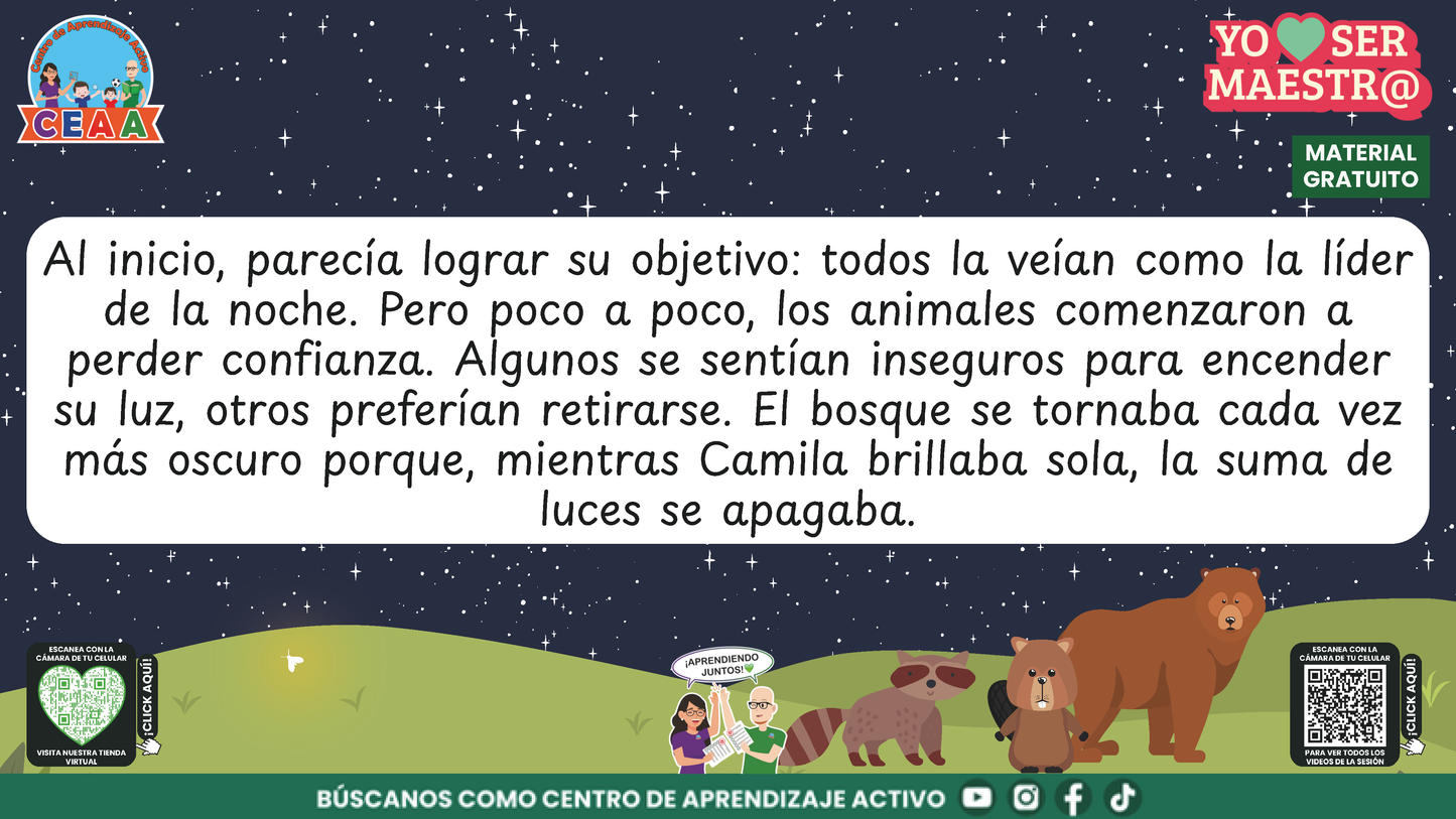 Historias para Maestros - CAMILA, LA LUCIÉRNAGA QUE APRENDIÓ A HACER BRILLAR A LOS DEMÁS en PDF