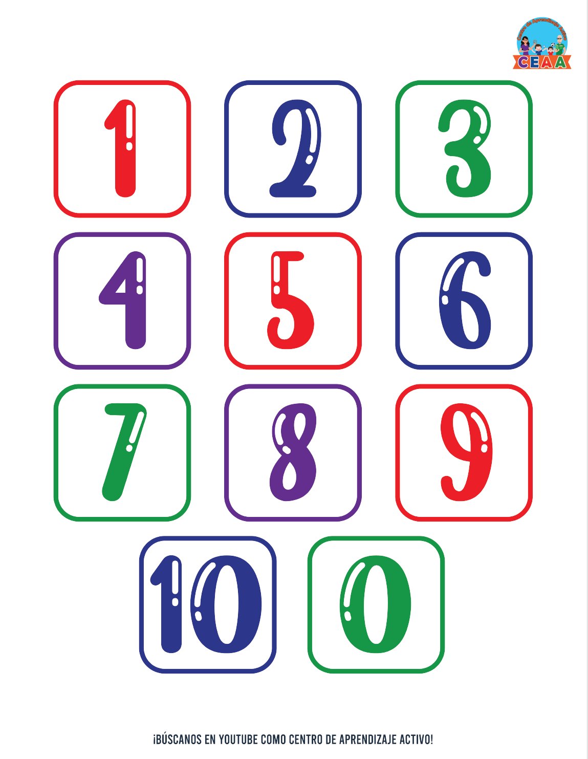 Juego y material para el conteo