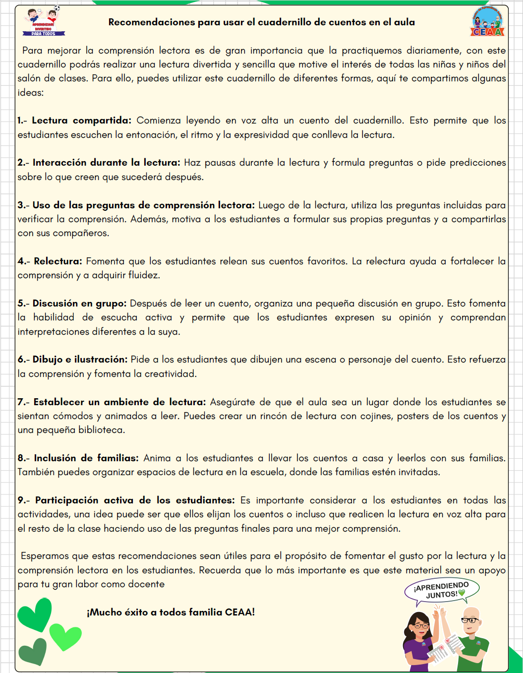 Cuadernillo COMPRENSIÓN LECTORA 35 Cuentos y Ejercicios QUINTO y SEXTO Primaria
