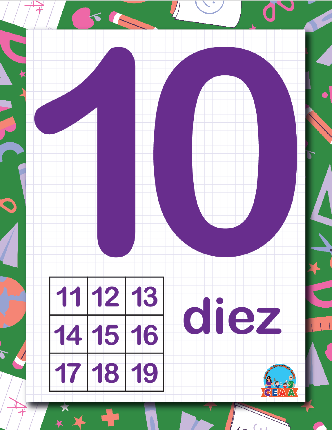 Números hasta el 100 en PDF
